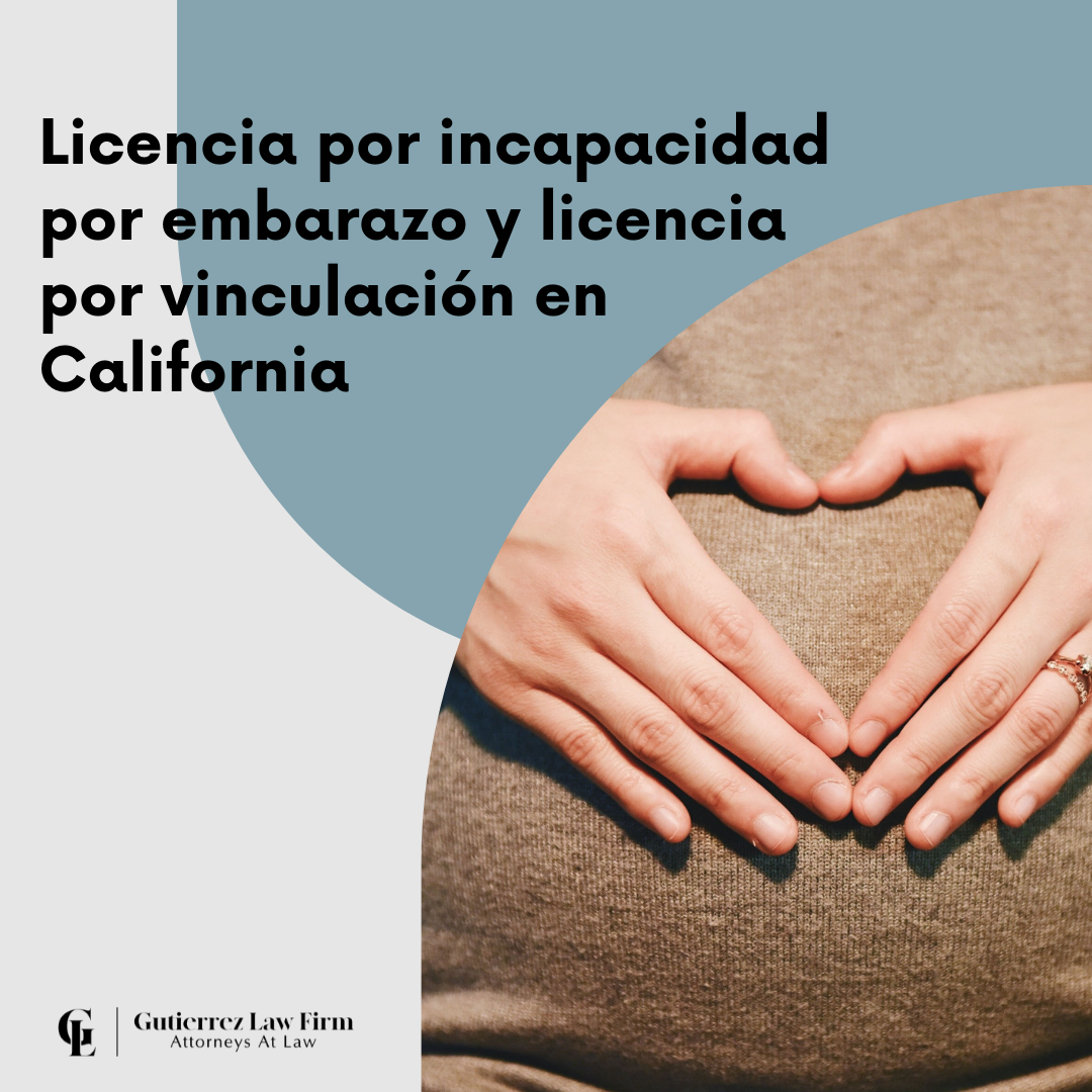Types of pregnancy and bonding leave in California Gutierrez Law Firm